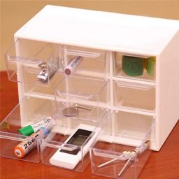 9 Grid Mini Plastic Acrylic Multipurpose Drawer Storage Box for Multi Layer box Storage Box-image-29