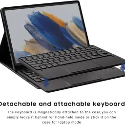 Proelite TouchPad Keyboard case for Poco Pad 12.1 inch, Magnetic Detachable Wireless Bluetooth Standard Tablet Keyboard Compatible with Tablet image 3