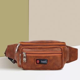 Tan Men & Women Sling Bag Waist Pack-image-56