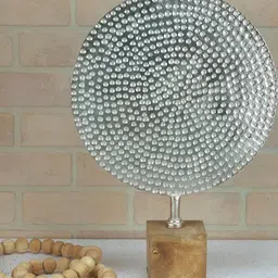 Maison Modern Silver-Toned Textured Curio Showpiece-image-14