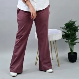 Women Solid Purple Track Pants-image-76