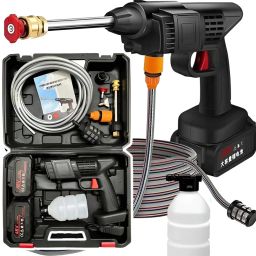 Vaani Cordless Pressure Washer Gun, Dual Battery 48V 12000mAhCar Wash Kit Pressure Washer-image-59