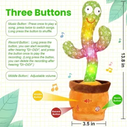 Dancing Talking Cactus Plush Toy, Wriggle, Singing, Repeats What You Say-1048-image-60