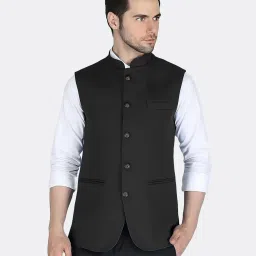 Men Solid Nehru Jacket-picture-10