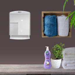 Mirror Cabinet, Bathroom Organiser Shelves 1 Shelf Bracket-96