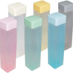 frosty Plastic Food Grade Fridge Square Bottle 6 Pieces multicolor 1000 ml Bottle-image-14