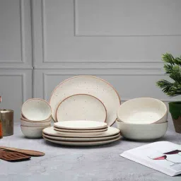 Handcrafted (Set of 14) Ceramic Dinner Set by Miah Decor-picture-36