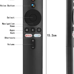 TrustEdge Bluetooth Smart Remote for Mi Tv 4A LCD LED Smart TV Remote Control Compatible for Smart TV 4A Mi LED XMRM-00A Netflix & Prime Video Hot Keys Remote Controller image 3
