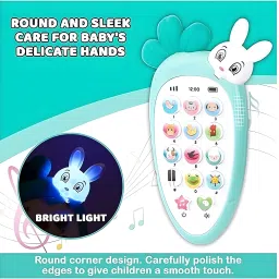 avayu Rabbit Smart Phone with Cordless Features for kids (Multicolor) image 2