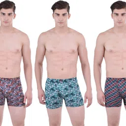 dollar bigboss Pack of 3 Soft Combed Cotton Printed Men Trunk-picture-15