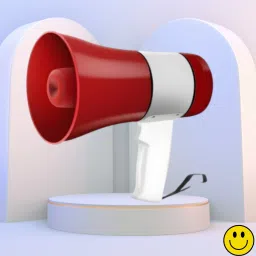Handheld Megaphone with Siren, Microphone & Rechargeable for Outdoor EventsA109 Megaphone Portable Megaphone Siren Loudspeaker Function &Long Battery BackupQ109 Outdoor PA System-2