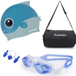 Swimming Goggles,Swimming Cap,Swimming Bag,Earplug,Noseplug For Kids Swimming Kit-picture-15