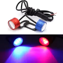 Strobe Red & Blue Flashing Light License Plate Light Motorbike, Truck, Car LED (12 V, 4 W)-33