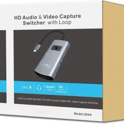 Etzin Type-C Video Capture Switcher with Loop HD(EPL-809HVC) 32 inch Blu-ray Player image 5