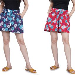 Pack of 2 Floral Print Women Boxer-image-30