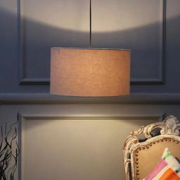 btr crafts Balsam Beige Cotton Hanging Light-picture-6