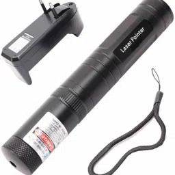 FStyler High Powered Green Laser Pointer 650nm, Working Time Over 8000 Hrs Rechargeable Green Laser-303 Pointer Party Pen Disco Light 5 Mile with Battery Black-1