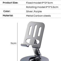 Binori Stand 360 Rotation Height & Angle Adjustable for Phone & Tablet Mobile Holder Mobile Holder image 4