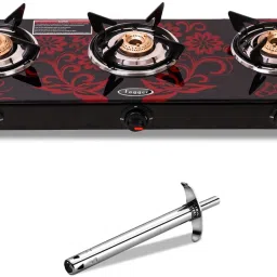 Falco Red Glass, Stainless Steel Manual Gas Stove-image-74