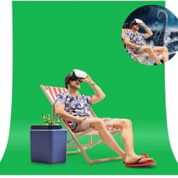 SNAPCLICK 8x4FT SMART GREEN SCREEN PHOTO VIDEO BACKGROUND CURTAIN. BACKDROP CHROMAKEY. Reflector-image-60