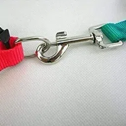 sip Multicolore Rainbow Collar and Leash Set with Bell for Extra Small ,Puppies Cats Dog & Cat Collar & Leash image 5