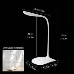 pramukh enterprise USB LED Desk Lamp Table Light 3 Level of Brightness Study Lamp Study Lamp image 4