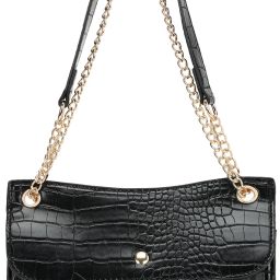 Women Black Sling Bag-image-25