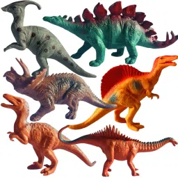 Big Dinosaur Figure Toy Set for Kids T-rex Dinosaurs Animal Playset Toy-6PC-image-71
