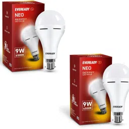 9w b22 white emergency led bulb pack of-02 4 hrs Bulb Emergency Light-11