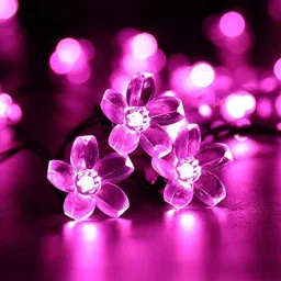 16 LED 3 Meter Blossom Flower Fairy String ( Pink )Lights Chain Plastic Light Hanging Chain Rod-29