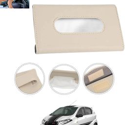 Universal Leatherite Rectangle Beige Tissue Box For Car/office/Home-216 Vehicle Tissue Dispenser-image-91