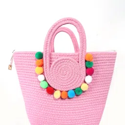 Pink Women Tote Eco-Friendly Shoulder Bag for Women & Girls-image-67
