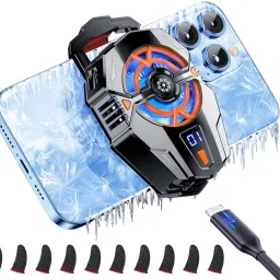 ZITRONIX Gaming Phone Cooler Fan Adjustable 3 Speed Universal Type C 1 Fan Cooling Pad-picture-14