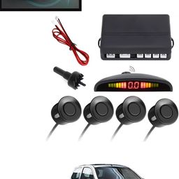 maties Universal Black 4pcs Reverse Parking Safety Sensor For Car-114 Black Waterproof Parking Sesnor With Led Display For Vehicle -114 Parking Sensor-picture-7