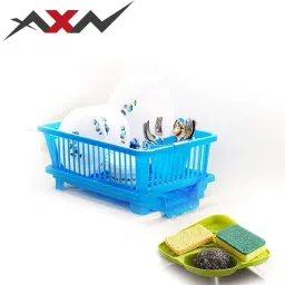 Dish Drainer Kitchen Rack Popular Combo Kitchen Sink Organizer & 3 in 1 Kitchen Sink dish drainer rack Plastic-image-56