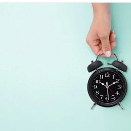 adj Analog Matt Black Clock image 5