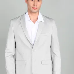 Men Self Design Single Breasted Formal Blazer-image-71