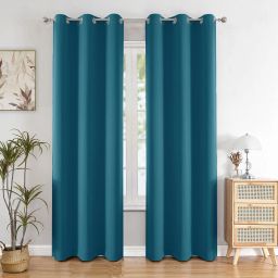 213.36 cm (7 ft) Polyester Blackout Door Curtain (Pack Of 2)-25