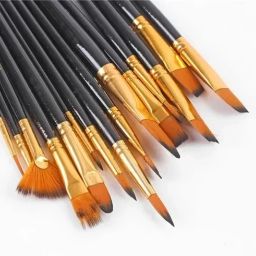 Premium Painting Brushes for Multipurpose (Set of 12, Golden, Black)-image-23