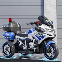 Kids MINI POLICE Battery Operated Ride On Bike For Kids, Hand Accelerator 2-7yrs Bike Battery Operated Ride On-image-63