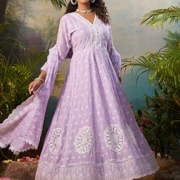 Women Pure Cotton Kurta Pant Dupatta Set-image-14