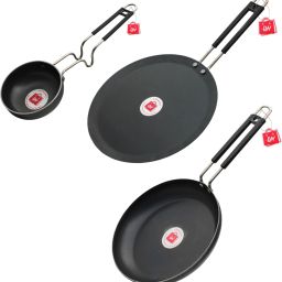 Premium Quality Pack of 3 Fry Pan 20 cm diameter 0.75 L capacity-image-4