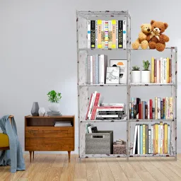Bookshelf/Multipurpose Rack/Children Bookcases/File Rack for Office Metal Open Book Shelf-17