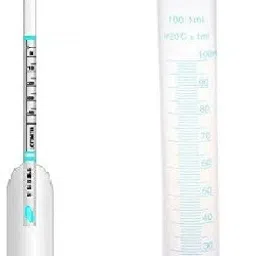 Milk Lactometer With 100 ML Test Tube Manual Handheld Refractometer-12