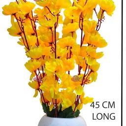 Daissy Raise Red & White Blossom Artificial Flowers(20 inch, Pack of 1) Yellow Cherry Blossom Artificial Flower with Pot-10