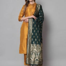 Women Cotton Silk Kurta Pant Set-image-66