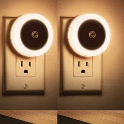 XERGY Night Lamp Sensor Light for Bedroom Home, Smart Automatic ONOFF Dim LED Lights Smart Sensor Light image 3
