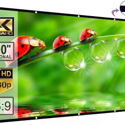 Technolite 100 Inch Diagonal 7.25 Ft x 5 Ft, 16:9 Eyelets Foldable Anti Crease Projector Screen (Width 221 cm x 153 cm Height)-picture-16
