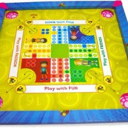 fundio Carrom Board I Ludo & Snake Ladder With Carrom Board 3in1 Size 20×20 50 cm Carrom Board image 3