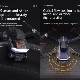ezerio P18 Pro Drone 4K Triple Camera Optical Flow Positioning Obstacle Avoidance Drone image 3